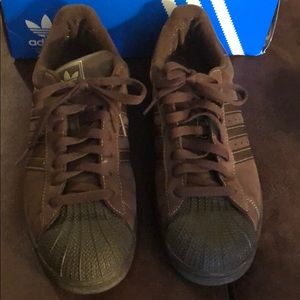 Brown on Brown Adidas Shell Top